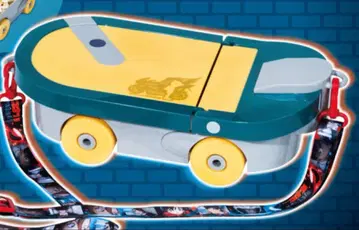 스케이트보드형 팝콘 박스 하이웨이의 타락천사 명탐정 코난