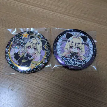 명탐정 프리큐어 BIG 홀로그램 캔뱃지 큐어 아르카나 쉐도우