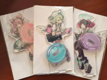 젠레스 존 제로 x 산리오 캐릭터즈 아크릴 스탠드 gigo 3점 세트