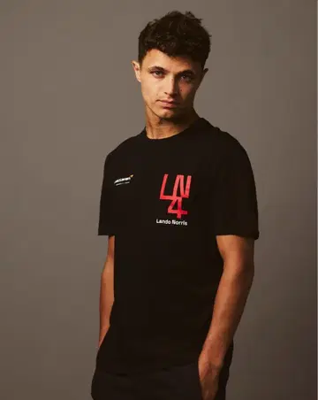 맥라렌 랜도 노리스 티셔츠 LN4 블랙