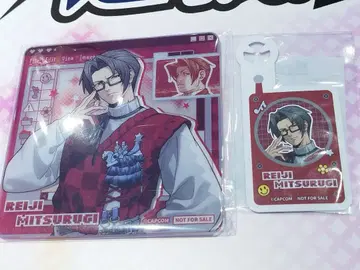 혜택 (미츠루기 레이지, 2종) 역전재판 카페 중국 아크릴 코스터 & 택