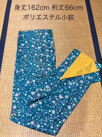 폴리에스테르 꽃무늬 코몬 기장 162cm 화장 66cm