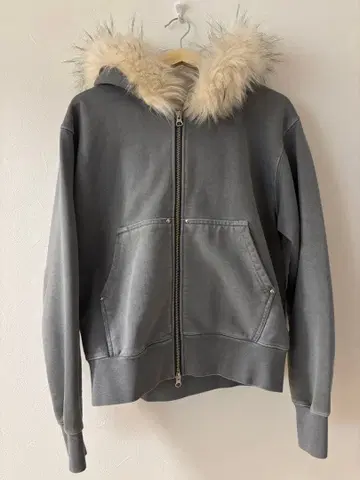 future archive 더블 지퍼 후드티