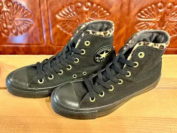 희귀 레어! 컨버스 올스타 블랙 표범 무늬 하이컷 빈티지 263