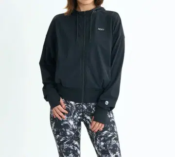 ROXY 후드 부착 후드티 긴팔 속건성 UV 컷