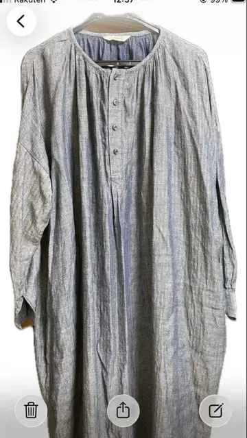 ICHI 앤티크 린넨 원피스