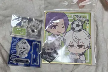 새상품 블루 록 나기 세이시로 아크릴 스탠드 색지 스티커 묶음 판매