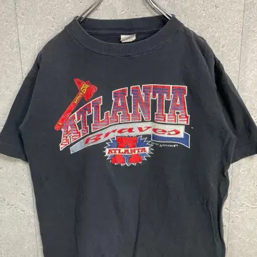 TRUE-FAN 90s 애틀랜타 브레이브스 싱글 스티치 T셔츠 M