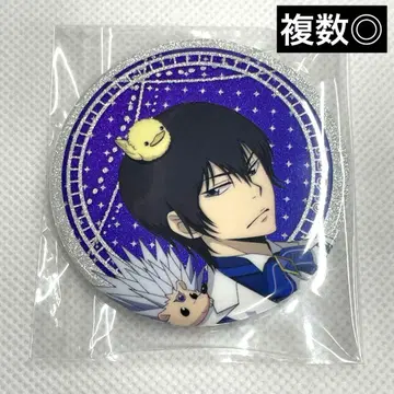 미사용 가정교사 히트맨 REBORN! 카라테츠 글리터 캔뱃지 히바리 쿄야