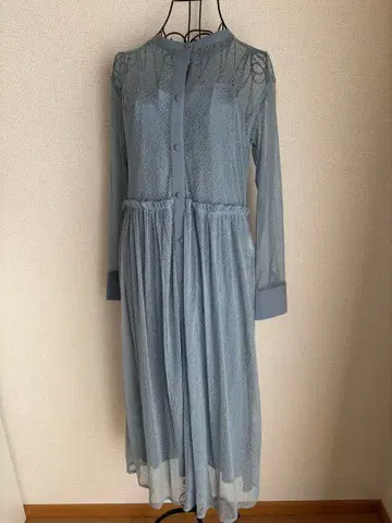 Ray BEAMS 튤 원피스 개더 레이어드 새상품