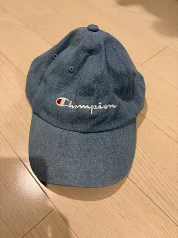 Champion 데님 블루 야구 모자
