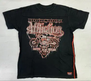 H641 AFFLICTION 아프리크션 티셔츠 USA제 XL