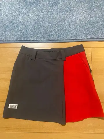 DECEMBERNAY 골프 스커트 그레이/레드