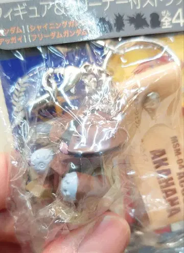 건담 레트로 아갓 피규어 스트랩 키링 기다림