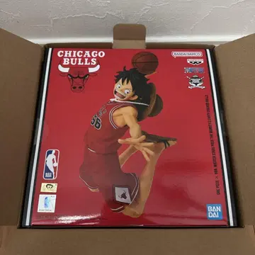 원피스 NBA 몽키 D 루피 시카고 불스 빨간색