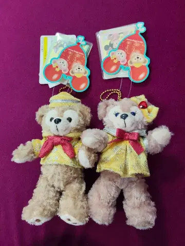 디즈니랜드 30주년 더피 & 셰리메이 키링 세트