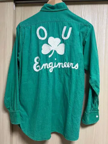 50s 빈티지 셔츠 밴드 포함!! 코튼