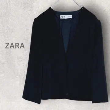 [ 자라 ] 노카라 자켓 XS 작음 포멀 심플 어깨 패드