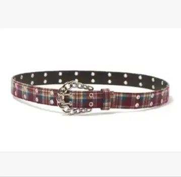 AFB 체크 무늬 벨트 M 사이즈