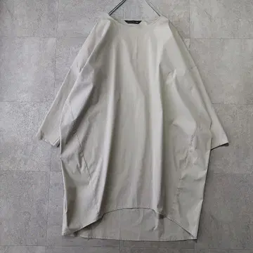 새상품급 미즈이로 인드 스트레치 코쿤 원피스 F 그레이지