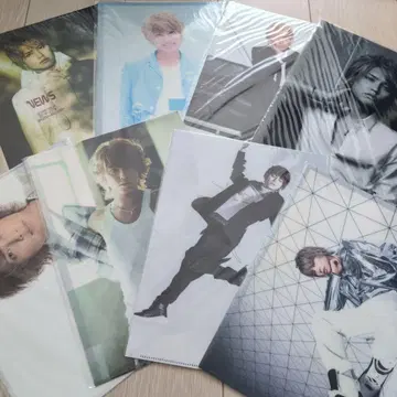 테고시 유야 클리어 파일 묶음 판매 NEWS