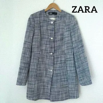 ZARA 트위드 재킷 봄 코트
