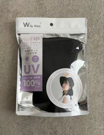 W by Wpc. 모자 사파리 햇 버킷 햇 여성용 블랙