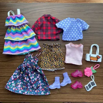 바비 옷 갈아입기 의류 신발 세트