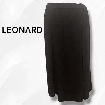 LEONARD 레오나르 종아리 기장 타이트 스커트 블랙 사라사라 42