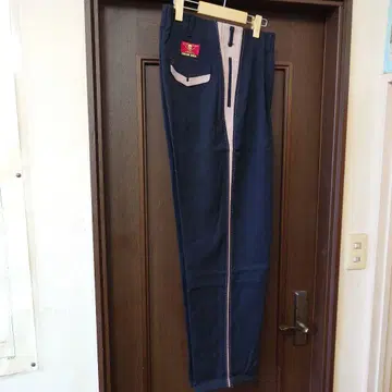 [ 구제 의류 ] 핑크 드래곤 크림 소다 로카빌리 팬츠 금 택