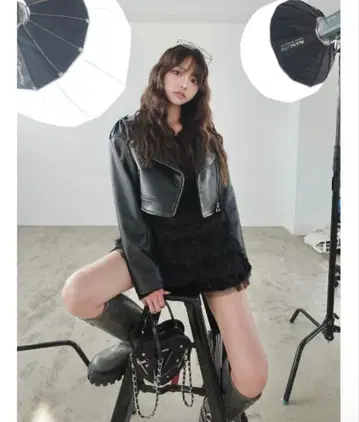 Darich 다리치 드롭 숏 라이더 자켓