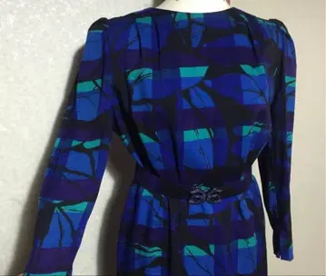 빈티지 레트로 원피스 벨트 포함