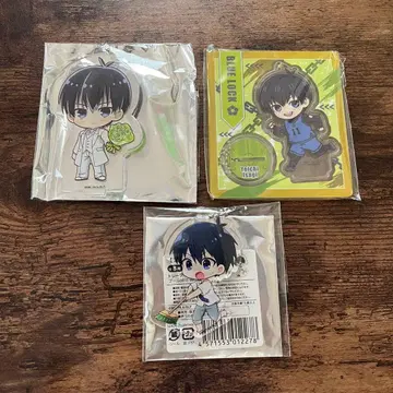 블루 록 이사기 요이치 아크릴 스탠드 아크릴 키링 3종 세트