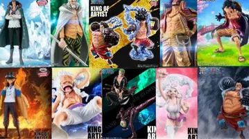 12점 원피스 피규어 king of artist 레이리 루피