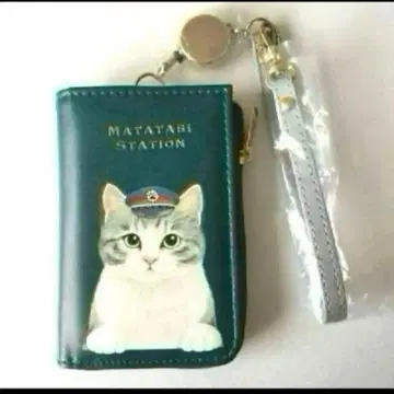 [ 새상품 미사용 ] 고양이 역무원 패스케이스 치즈태비 펠리시모 고양이부