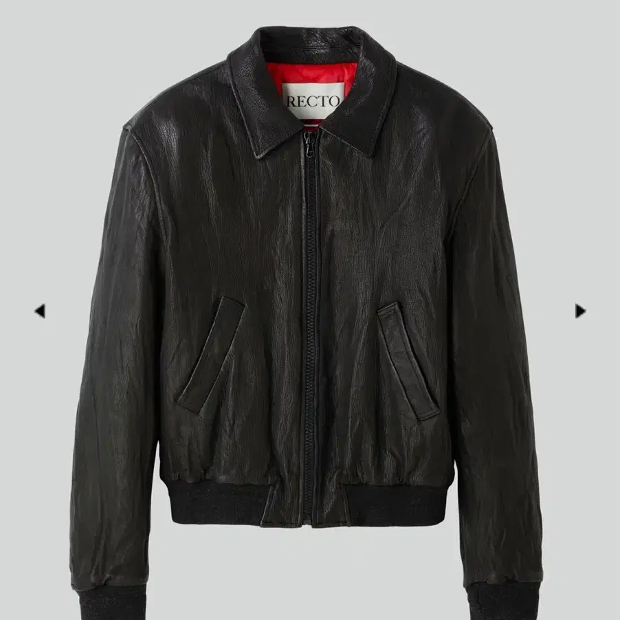 Recto Ben Goat Leather Jacket Large L Size #recto,#렉토 on Bunjang