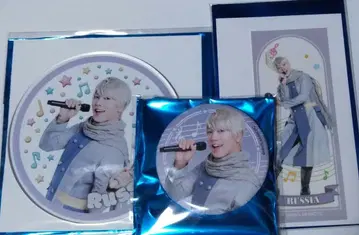 뮤지컬 헤타리아 헤타뮤 러시아 캔뱃지 스티커 코스터