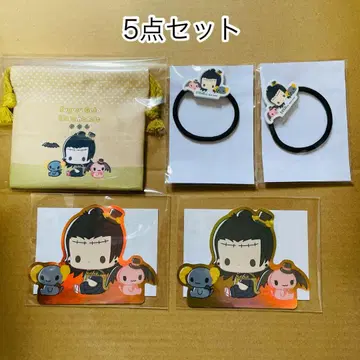 주술회전 시부야 사변 x 산리오 세가 럭키 쿠지 여름 5종 세트