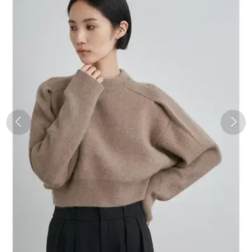 MIESROHE 정가 1.7만 sustainable 샤기 컴팩트 니트