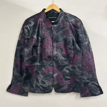 Pamela McCoy 싱글 라이더 자켓 리얼 가죽 자켓