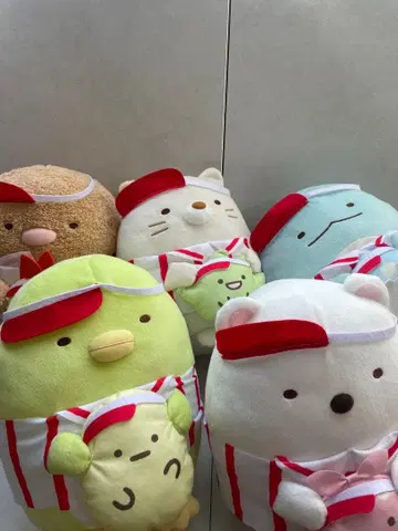 스미코구라시 라운드 원 오키나 코롯토 봉제 인형 BIG 5종 컴프