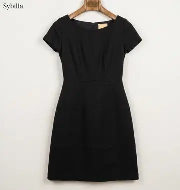 [새상품급] Sybilla 시빌라 블랙 원피스 고급 미실루엣