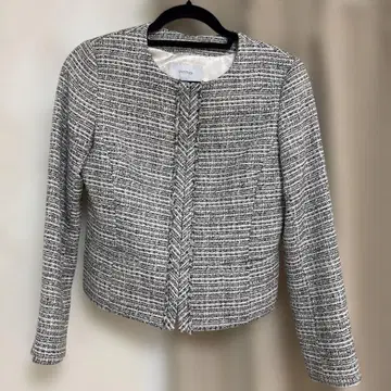 UNTITLED 언타이틀 노카라 트위드 자켓 입학식 입학식