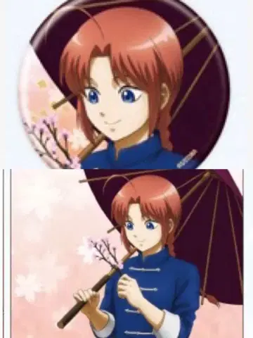 은혼 카무이 캔뱃지 엽서 베이스야드 도쿄