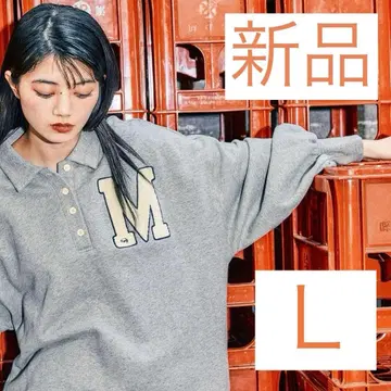 [MODE NORM CORE] 맨투맨 로고 폴로 풀오버 L