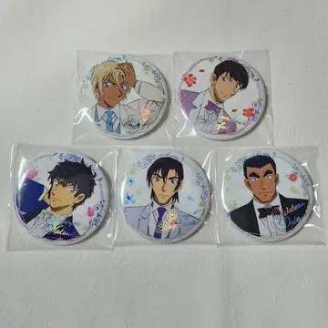 경찰학교조 중국 상하이 할로윈의 신부 캔뱃지 턱시도 명탐정 코난