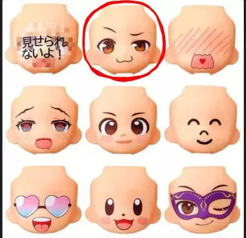 넨도로이드 토리카에코 페이스 후훗 얼굴