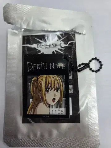 한국 한정판 데스노트 콜라보 카페 아크릴 키링 미사