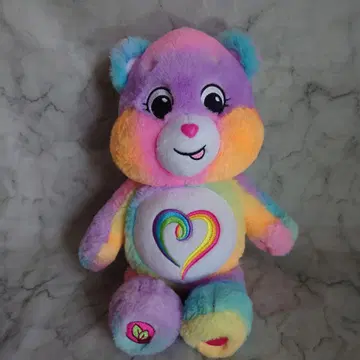 케어베어 레인보우 봉제 인형
