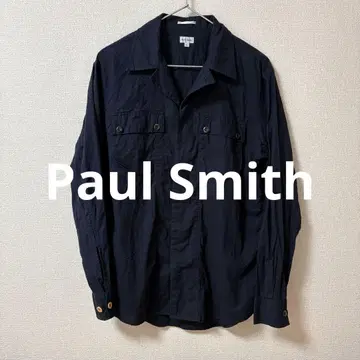 Paul Smith 폴 스미스 네이비 셔츠 자켓, 오버 셔츠